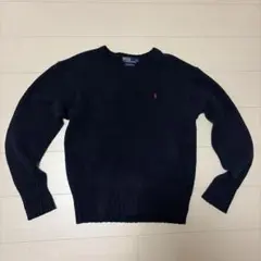 ラルフローレン Vネック ニット セーター ネイビー　L