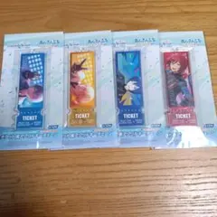 あんさんぶるスターズ！ チケット風アクリルキーチェーン　4種