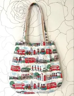 ころんと丸い　キャスキッドソン　ロンドンストリート　撥水加工　ショルダーバッグ