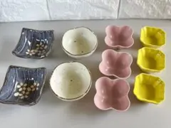 小皿　豆皿10個セットまとめ売り　新品未使用品含む　テーブルインテリア