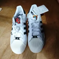 希少！新品未使用アディダスadidas Superstar スリータイズタトゥー