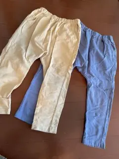 美品　GU サマナルパンツ(10分丈) 110cm 2枚セット