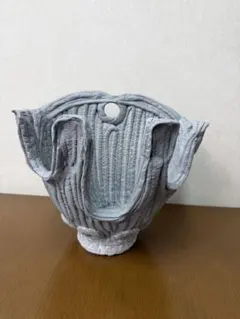 綱木紋 Tunakimon 人気のグレー色！ スリッド無し ラン鉢タイプ（L