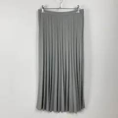 美品 UNIQLO ユニクロ ハイウエストプリーツミディスカート フレア 上品