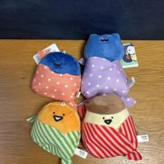 【プライズ】お文具といっしょ ボールチェーン付き キャンディーに包まれぬいぐるみ