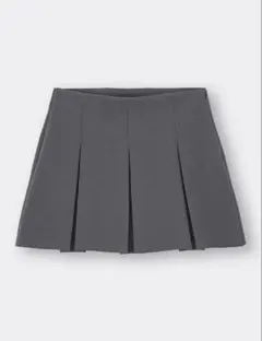 GU ローウエストプリーツミニスカート Sサイズ