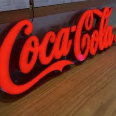 Coca-Cola ネオン看板 赤