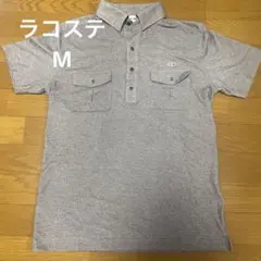 LACOSTE グレー ポロシャツ サイズM