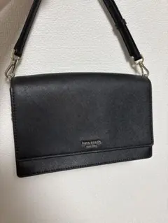 kate spade ブラック ショルダーバッグ