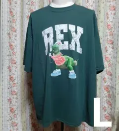 PIXAR トイ・ストーリー REX Tシャツ Lサイズ 未使用タグ付き