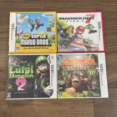 ニンテンドー3DS ソフトセット 4本　動作確認済み！