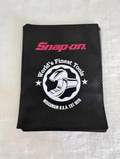 Snap-on スナップオン フェイスタオル大きめ　ブラック&レッド　セット Snap-on スナップオン フェイスタオル大きめ ブラック&レッド セット