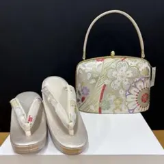 ◾️国産 極上の草履バッグセット 白地 上品 - メルカリ