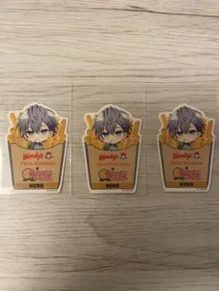 カラフルピーチ　ヒロくん　ウェンディーズコラボ購入特典ステッカー３枚セット