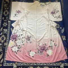 【専用】振袖と帯揚げ（総絞り赤）おまとめ 薄ピンク　やまと　成人式 専用】振袖と帯揚げ（総絞り赤）おまとめ 薄ピンク やまと 成人式