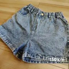 150cm☆デニムショートパンツ