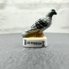 フェーヴ フランス 動物 ハト 鳥 フェーブ 鳩 ミニチュア 陶器