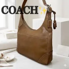 【新品タグ付き】希少✨COACH コーチ ワンショルダー ハーフムーン 茶 2026年最新】ハーフムーン コーチの人気アイテム - メルカリ