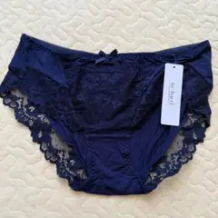 【新品未使用】tu-hacci レースショーツ XXL ネイビー