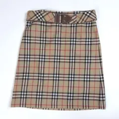 BURBERRY BLUE LABEL ベルト付きスカート 36 ノバチェックのサムネイル