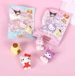 サンリオ ミニ消しゴム キティ クロミ マイメロ シナモロール ポムポムプリン