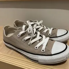 CONVERSE ALL STAR ベージュ ローカット スニーカー