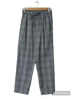 GU ジーユー　グレンチェック パンツ　総ゴム　Lサイズ