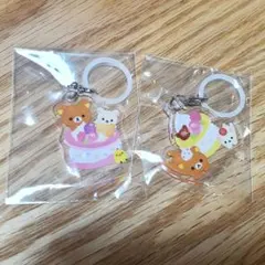 リラックマ　ホテルニューオータニ　アクリルマーカーチャーム　2個セット