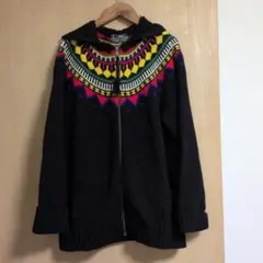 ラルフローレン*コットンニットフーディー*ジップアップパーカー