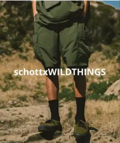 美品‼️schottxWILDTHINGSカーゴショーツのサムネイル