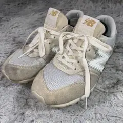 NEW BALANCE スニーカー WL996HL2 ナチュラル　金 22.5
