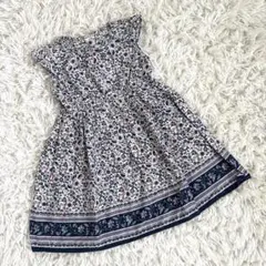 エニィファム　ワンピース　花柄　120