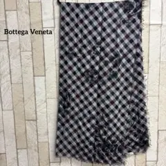 Bottega Veneta ボッテガ・ヴェネタ チェック柄フリンジスカーフのサムネイル
