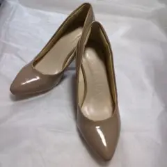 VIVIAN ベージュ ハイヒール ポインテッドトゥ