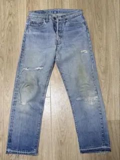 90s euro Levi's 881 リーバイス ダメージデニムパンツ W34 90s euro Levi's 881 リーバイス ダメージデニムパンツ W34 - メルカリ