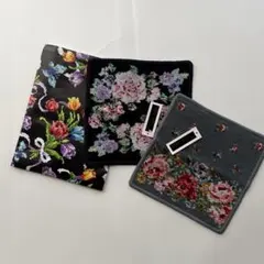 花柄ハンカチ 2点セット