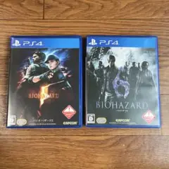 バイオハザード5、6の セット　PS4