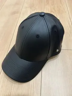 桃*白様 ニューエラ　レザーキャップ