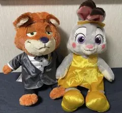 ズートピア2 FukuFuku V-BIGぬいぐるみ ニック ジュディ セット