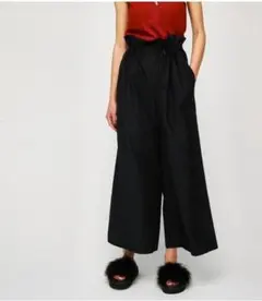 美品マウジーMOUSSY DRAWSTRINGワイドパンツA170837