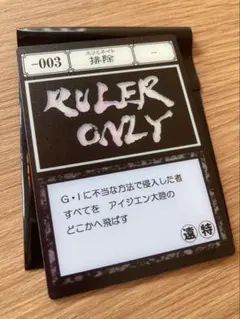 HUNTER×HUNTER ポップアップ G.I.編 アクリルカード 排除