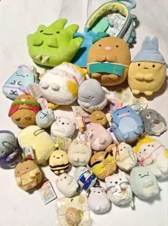 すみっコぐらし ぬいぐるみ マスコット まとめ売り　38点＋おまけ　プライズ品 すみっコぐらし ぬいぐるみ マスコット まとめ売り 38点＋おまけ