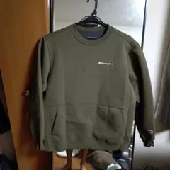 Champion クルーネック トレーナー M オリーブ