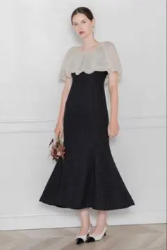 Leja パーティードレス ドレス フォーマルドレス オフショル マーメイド