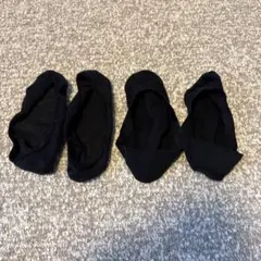 黒 ショートソックス 4足セット