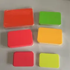 ネオンカード 大量　100枚以上　タカ印　蛍光プライスカード