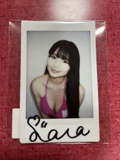 純白彩永さん直筆サイン入公式チェキ - メルカリ