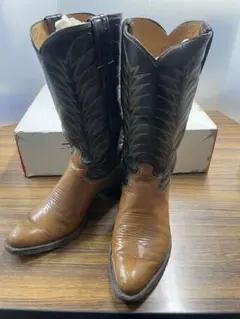 70s 80s Justin ウエスタンブーツ　2396 US7 EEのサムネイル