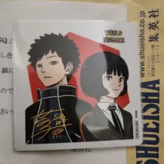 ワールドトリガー葦原大介 ジャンプSQ定期購読者限定 角缶バッジ当選品