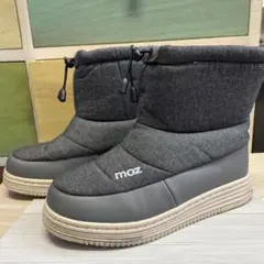 moz グレー スノーブーツ 24センチ
